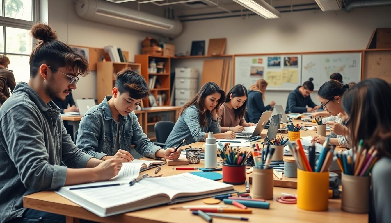Organized study environment supporting productive learning