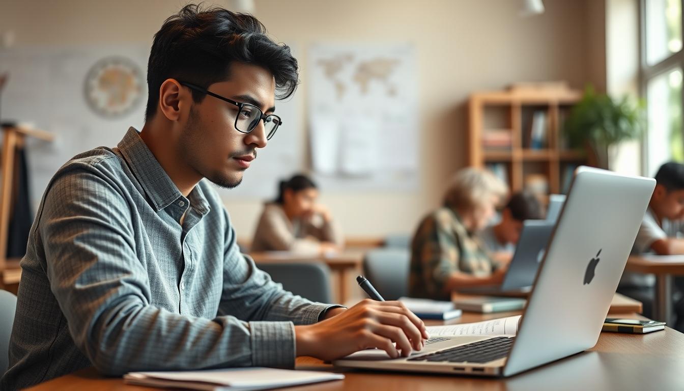 Organized exam preparation notes and academic planner